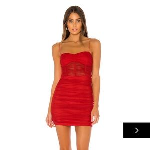 Kambella Ruched Mini Dress superdown
Size: S
Color: Red
Qty: 1